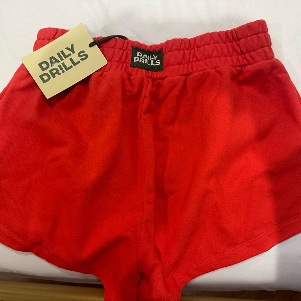 Red Daily Drills Sweatshorts! NWT